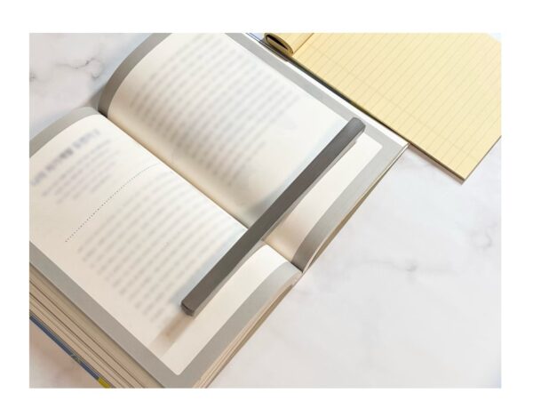 얇은 스텐 사각 문진 <br> Thin Stainless Steel Square Paperweight (Book Page Holder) [Silver Color, Made from Stainless Steel 304]