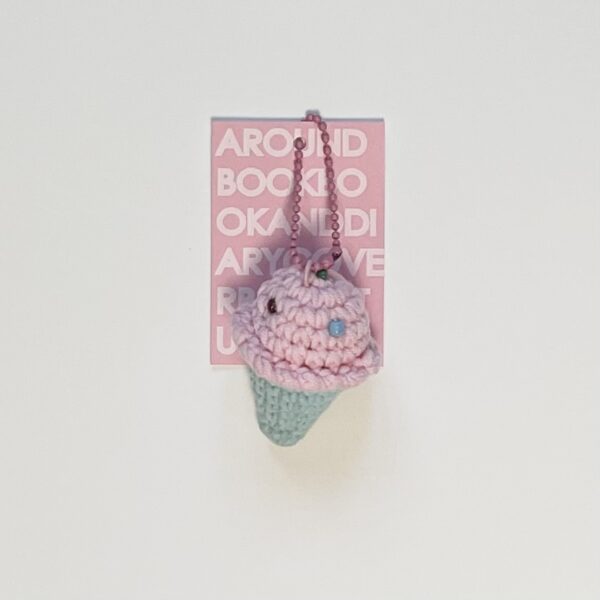 Adorable Keyring Bag Charm <br> [Ice cream/Red King Strawberry/Pink King Strawberry] - Image 7