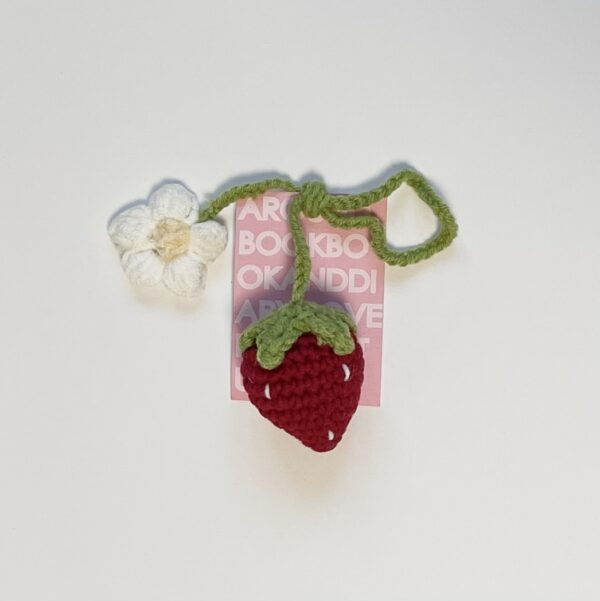 Adorable Keyring Bag Charm <br> [Ice cream/Red King Strawberry/Pink King Strawberry] - Image 8