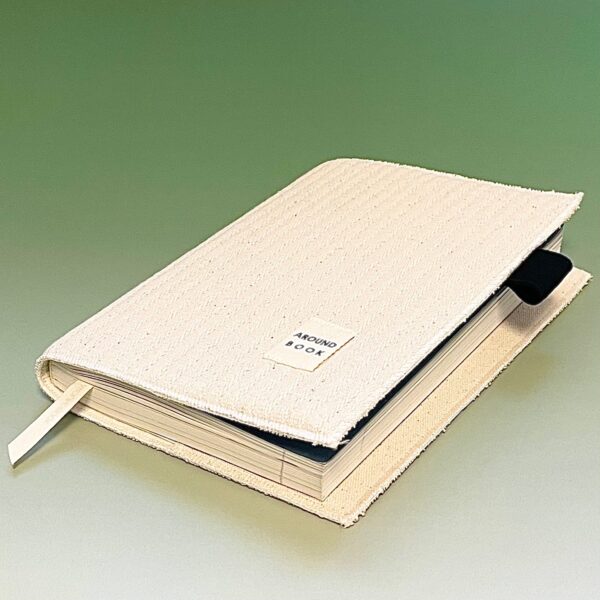 Canvas Ribbed Book Cover [for B6-sized / A5-sized Book] - Image 2