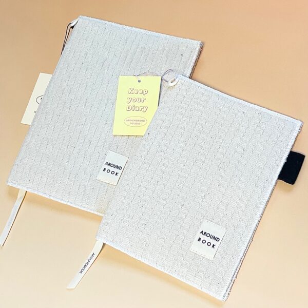 Canvas Ribbed Book Cover [for B6-sized / A5-sized Book] - Image 3