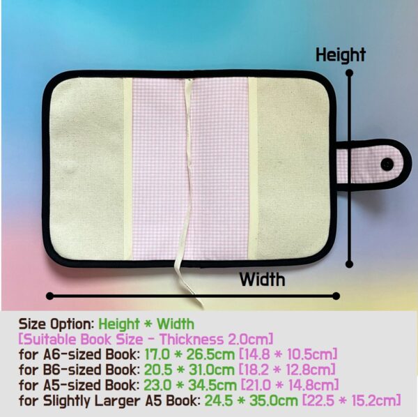Shirring Quilted Fabric Book Cover - Image 7