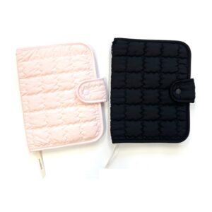 Shirring Quilted Fabric Book Cover