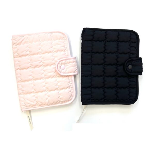 Shirring Quilted Fabric Book Cover