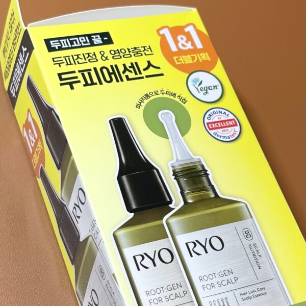 [RYO] ROOT:GEN HAIR LOSS CARE SCALP ESSENCE 80ml 1+1 SET <br> 루트젠 탈모증상케어 두피에센스 80ml 1+1 세트 - Image 3