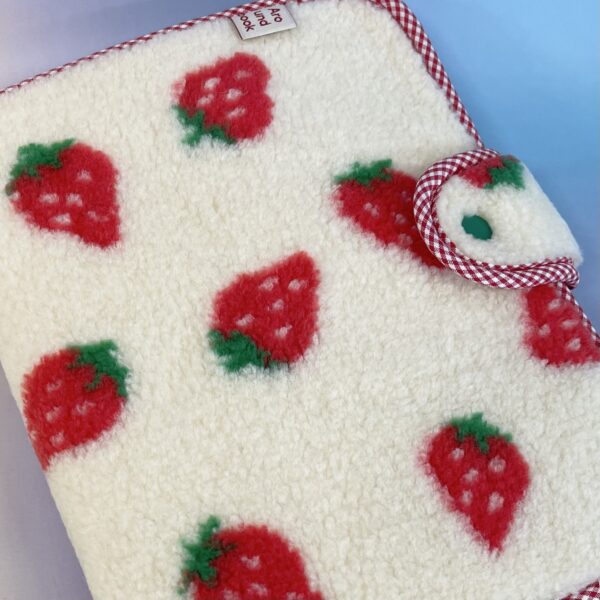 Strawberry Milk Fabric Book Cover - Image 6