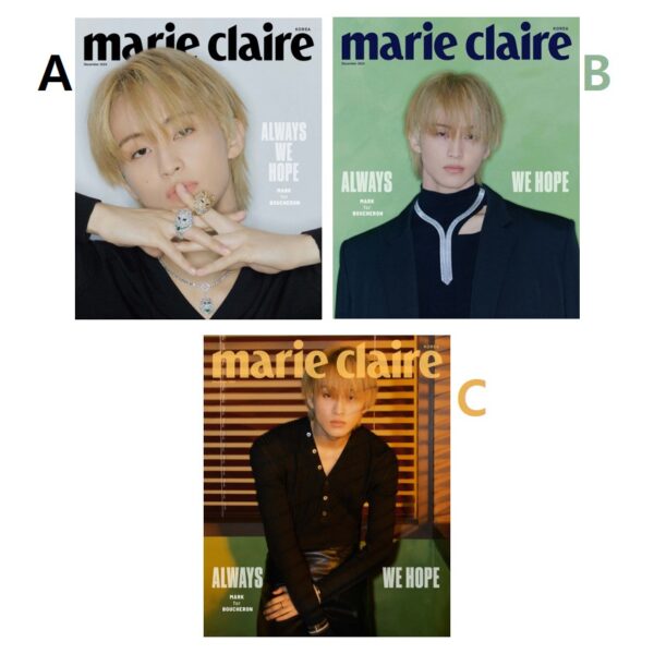 [Pre-order] 마리끌레르 Marie Claire 2024.12 (Cover: NCT Mark, Cover Type A/B/C)