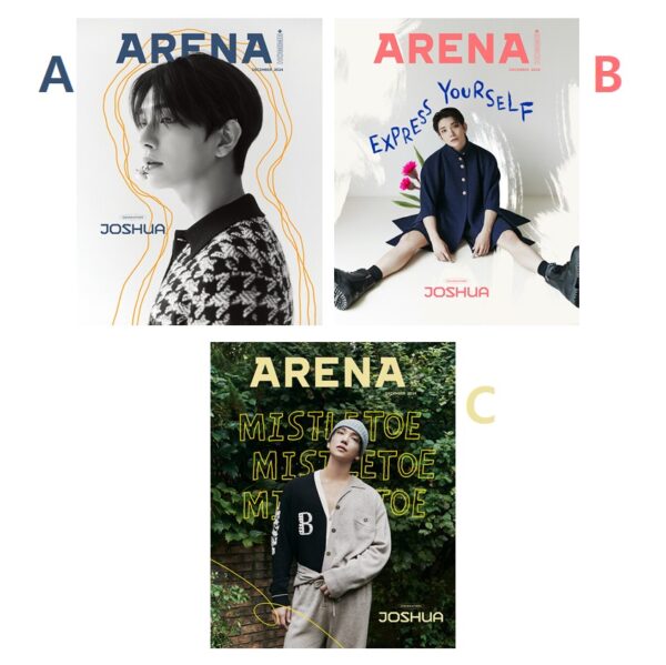 [Pre-order] 아레나 옴므 플러스 Arena Homme+ 2024.12 (Cover: SEVENTEEN Joshua, Cover Type: A/B/C)