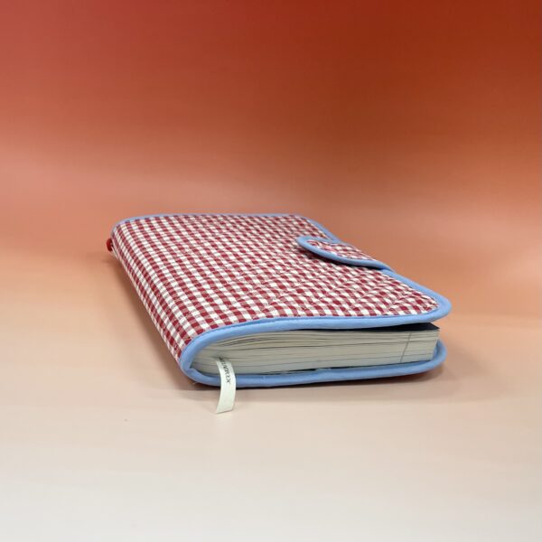 Quilted Checkered Book Cover [for B6-sized / A5-sized Book / for Slightly Larger A5 Book] - Image 8