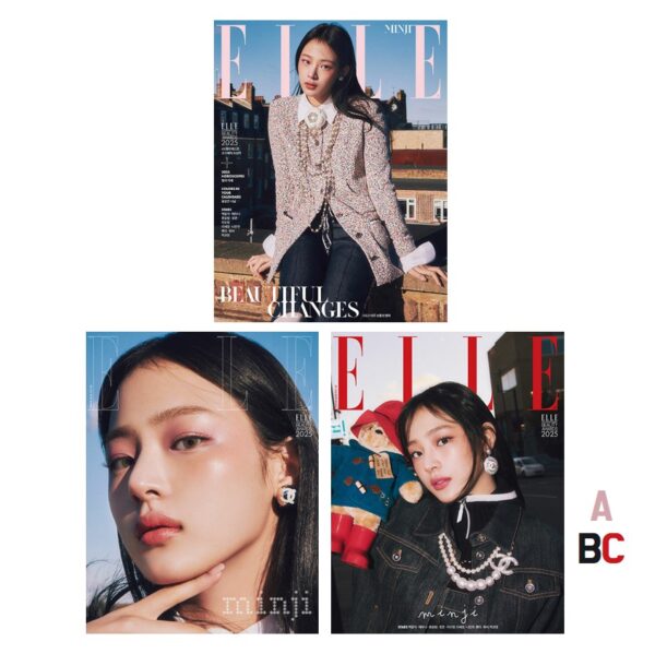 [Pre-order] ELLE 2025.1 (Cover: Minji, Cover Type: A/B/C)