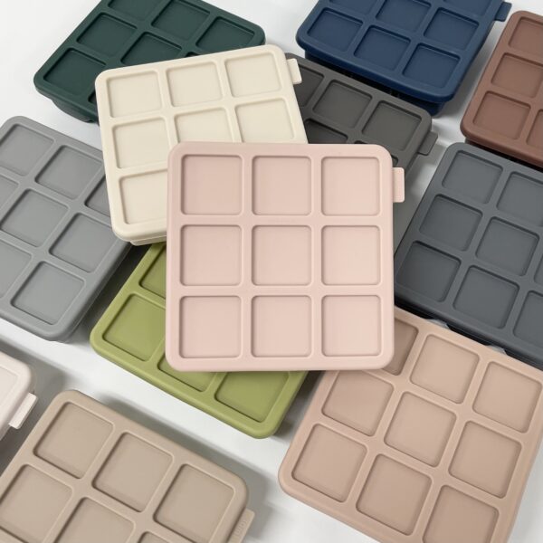 [Made in Korea] [Diar - Korea Premium Living Brand] Platinum Silicone Ice Cube Tray M Size (9 Cubes) - Image 4