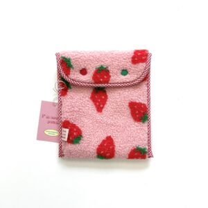 Strawberry Milk E-book Reader Tablet Fabric Pouch (Made in Korea)