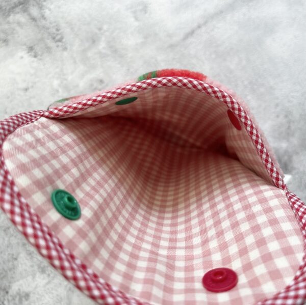 Strawberry Milk E-book Reader Tablet Fabric Pouch (Made in Korea) - Image 5