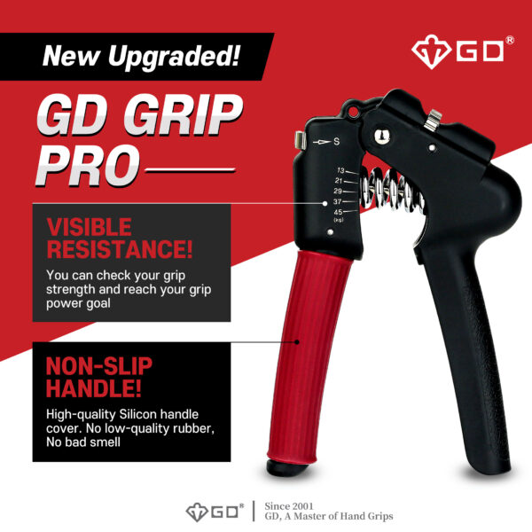 GD GRIP PRO (13~45kg) / GD GRIP PRO-70 (25~70kg) Hand Grip Grip Strengthener - Image 5