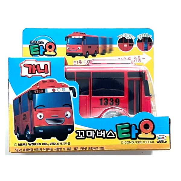 TAYO the Little Bus Pull-Back Toy Car Pull-back Action Car Vehicle Mini Car - Image 8