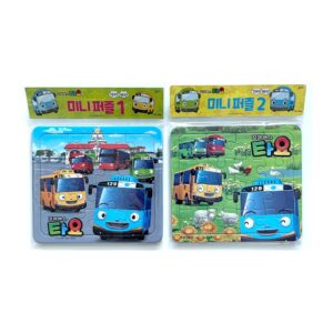 Little Bus Tayo Mini Puzzle 1/2 Kids' Puzzle Mini Puzzle 타요 미니 퍼즐