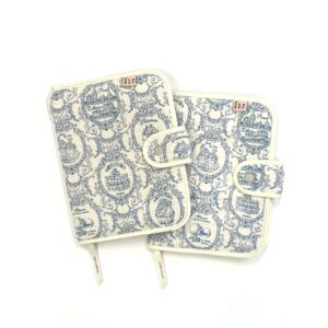 Toile de Jouy Fabric Book Cover