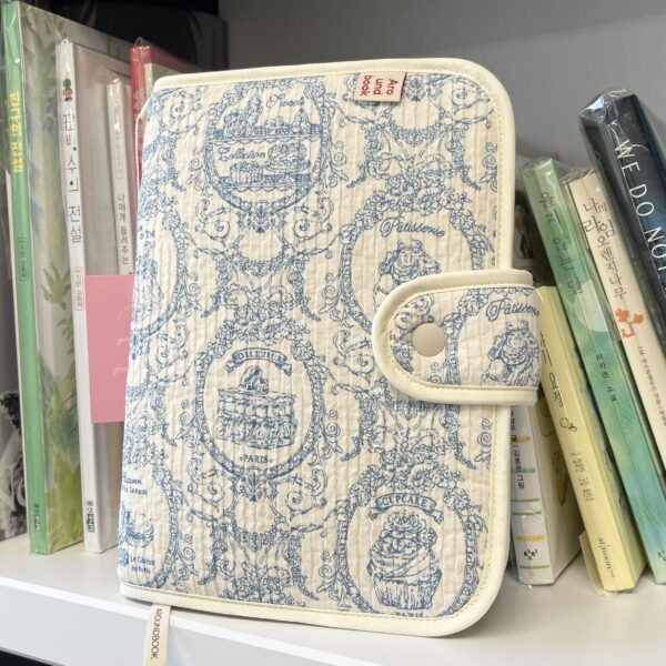 Toile de Jouy Fabric Book Cover - Image 6