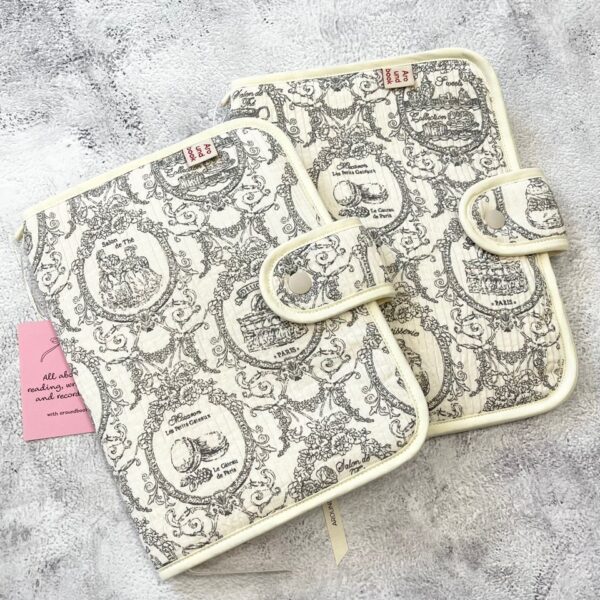 Toile de Jouy Fabric Book Cover - Image 3