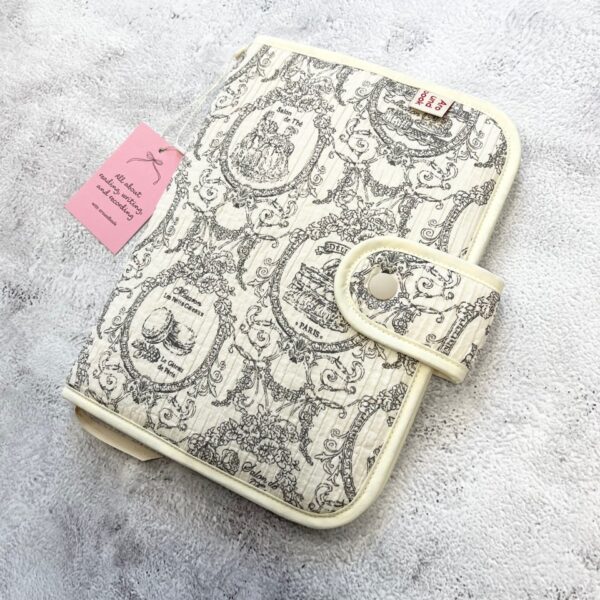 Toile de Jouy Fabric Book Cover - Image 5