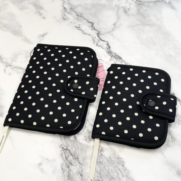 Classic Polka Dot Fabric Book Cover - Image 5