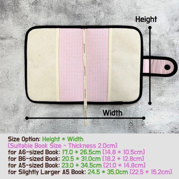 Classic Polka Dot Fabric Book Cover - Image 3