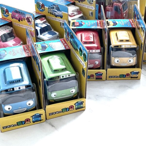 TAYO the Little Bus Pull-Back Toy Car Pull-back Action Car Vehicle Mini Car - Image 4