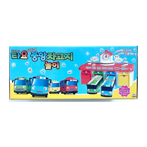 [TAYO the Little Bus – Talking Central Depot Playset Includes TAYO, ROGI Toy cars] 타요 말하는 중앙 차고지 놀이 - Image 7