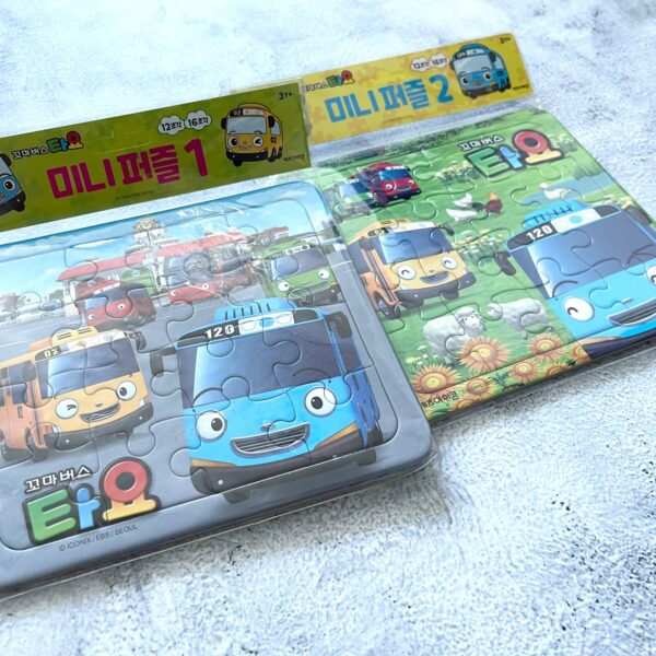 Little Bus Tayo Mini Puzzle 1/2 Kids' Puzzle Mini Puzzle 타요 미니 퍼즐 - Image 2