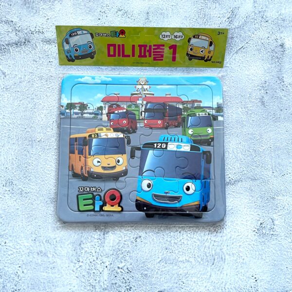 Little Bus Tayo Mini Puzzle 1/2 Kids' Puzzle Mini Puzzle 타요 미니 퍼즐 - Image 3