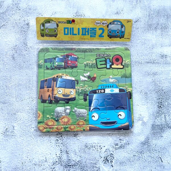 Little Bus Tayo Mini Puzzle 1/2 Kids' Puzzle Mini Puzzle 타요 미니 퍼즐 - Image 4