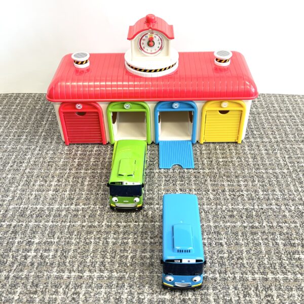 [TAYO the Little Bus – Talking Central Depot Playset Includes TAYO, ROGI Toy cars] 타요 말하는 중앙 차고지 놀이 - Image 5
