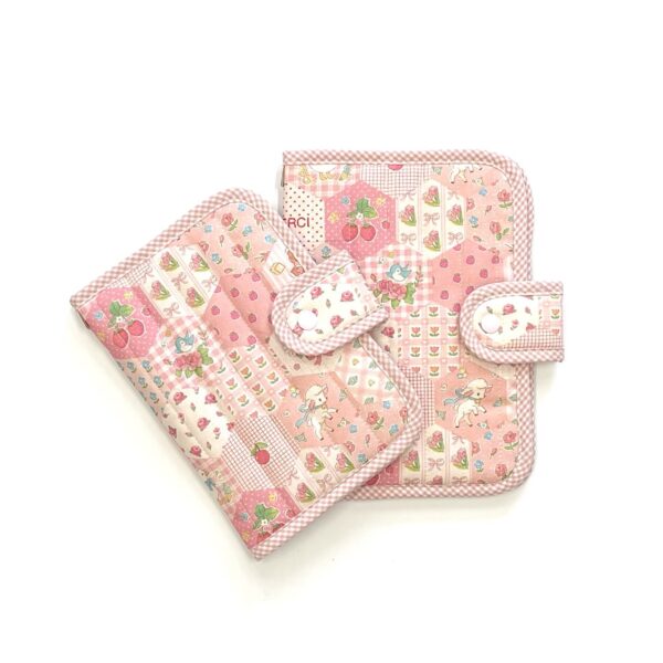 Berry Blossom Fabric Book Cover Diary Cover