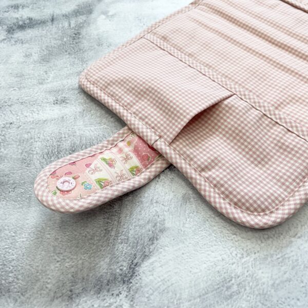 Berry Blossom Fabric Book Cover Diary Cover - Image 3