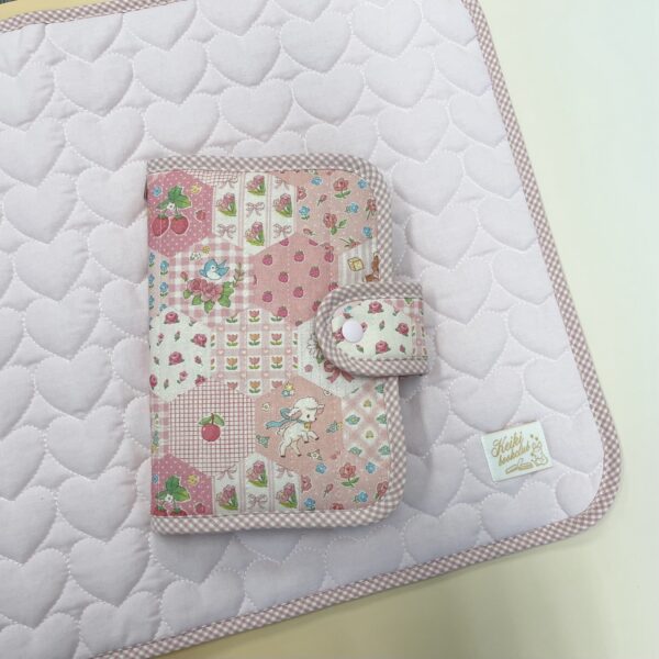 Berry Blossom Fabric Book Cover Diary Cover - Image 6