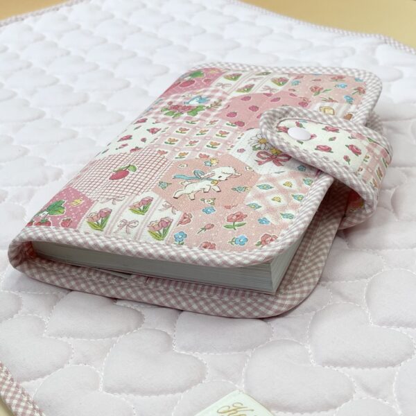 Berry Blossom Fabric Book Cover Diary Cover - Image 5