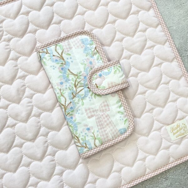 Sweet Ribbon Fabric Book Cover Diary Cover - Image 3