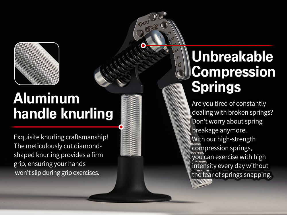 GD IRON GRIP EXT 90 (25~90kg) / EXT.P 90 (25~90kg / Including Pinch Grip) - Image 5