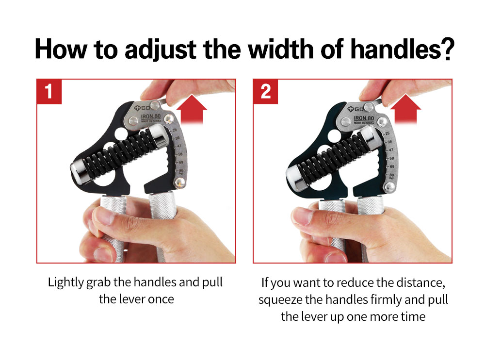 GD IRON GRIP EXT 90 (25~90kg) / EXT.P 90 (25~90kg / Including Pinch Grip) - Image 8